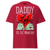 Daddy Loves His Lil Monsters - Unisex classic tee — Cardinal — front view