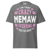 I'm that Crazy MEMAW - Unisex classic tee — Graphite Heather — front view
