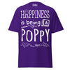 Happiness is Being a Poppy - Unisex classic tee — Purple — front view