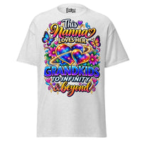 This Nanna Loves Her Grandkids - Unisex classic tee — Ash — front view