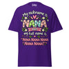 My Nickname is NANA - Unisex classic tee — Purple — front view