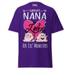 Great Nana Loves Her Lil Monsters - Unisex classic tee — Purple — front view