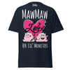 Mawmaw Loves Her Lil Monsters - Unisex classic tee — Navy — front view