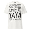 Happiness is Being a Yaya - Unisex classic tee — White — front view