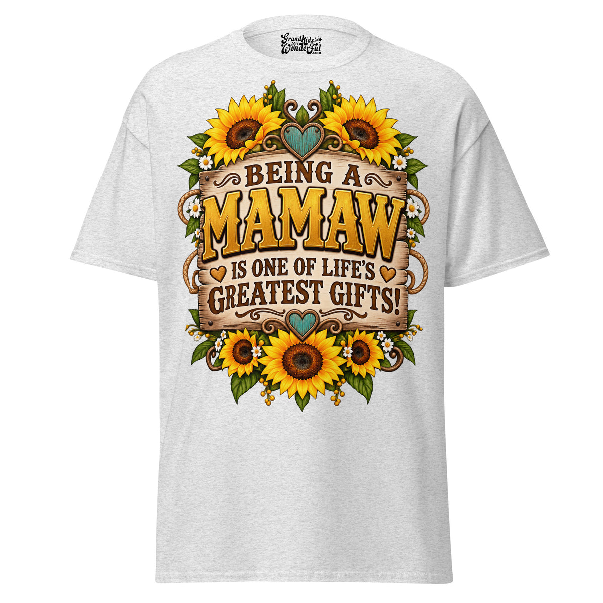 Being a MAMAW - Unisex classic tee — Ash — front view