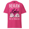 Memaw Loves Her Lil Monsters - Unisex classic tee — Heliconia — front view