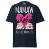 Mamaw Loves Her Lil Monsters - Unisex classic tee — Navy — front view