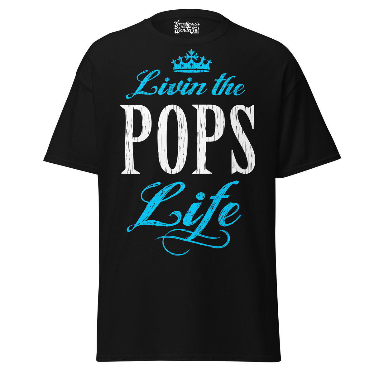 Livin' the POPS Life - Unisex classic tee — Black — front view