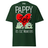 Pappy Loves His Lil Monsters - Unisex classic tee — Forest Green — front view