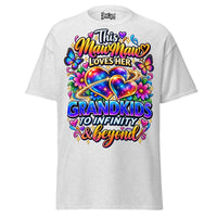This MawMaw Loves Her Grandkids - Unisex classic tee — Ash — front view