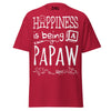 Happiness is Being a Papaw - Unisex classic tee — Cardinal — front view