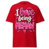 I Love Being MEMAW - Unisex classic tee — Red — front view