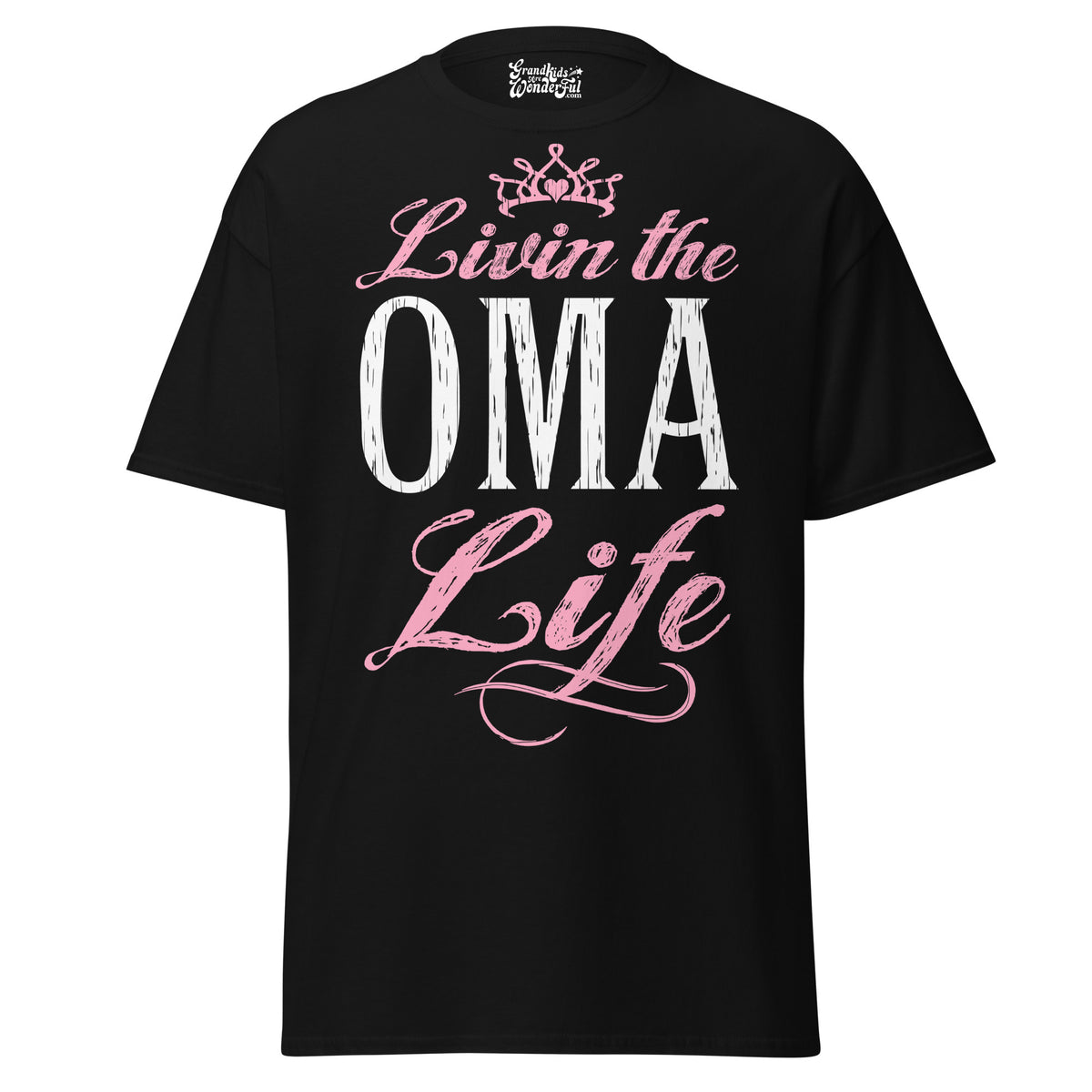 Livin' the OMA Life - Unisex classic tee — Black — front view