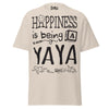 Happiness is Being a Yaya - Unisex classic tee — Natural — front view