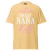 Livin' the GREAT-NANA Life - Unisex classic tee — Yellow Haze — front view