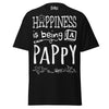 Happiness is Being a Pappy - Unisex classic tee — Black — front view