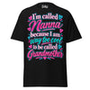 I'm Called NANNA - Unisex classic tee — Black — front view