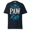 Livin' the PAW Life - Unisex classic tee — Navy — front view