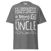 Happiness is Being a Uncle - Unisex classic tee — Graphite Heather — front view
