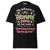 My Nickname is GRAMMY - Unisex classic tee — Black — front view