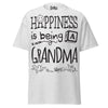 Happiness is Being a Grandma - Unisex classic tee — Ash — front view