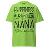 Happiness is Being a Nana - Unisex classic tee — Lime — front view