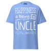 Happiness is Being a Uncle - Unisex classic tee — Carolina Blue — front view
