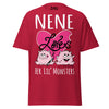 Nene Loves Her Lil Monsters - Unisex classic tee — Cardinal — front view