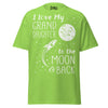 I Love my Granddaughter to the Moon and Back - Unisex classic tee — Lime — front view