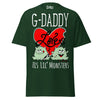 G-Daddy Loves His Lil Monsters - Unisex classic tee — Forest Green — front view