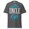 Livin' the UNCLE Life - Unisex classic tee — Dark Heather — front view