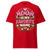 Memaw is My Favorite Name - Unisex classic tee — Red — front view