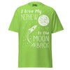 I Love my Nephew to the Moon and Back - Unisex classic tee — Lime — front view