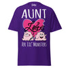 Aunt Loves Her Lil Monsters - Unisex classic tee — Purple — front view