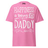 Happiness is Being a Daddy - Unisex classic tee — Azalea — front view