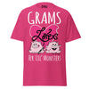 Grams Loves Her Lil Monsters - Unisex classic tee — Heliconia — front view
