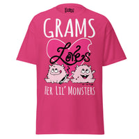 Grams Loves Her Lil Monsters - Unisex classic tee — Heliconia — front view