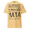 Happiness is Being a Yaya - Unisex classic tee — Yellow Haze — front view