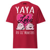 Yaya Loves Her Lil Monsters - Unisex classic tee — Cardinal — front view