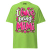 I Love Being MIMI - Unisex classic tee — Lime — front view