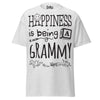 Happiness is Being a Grammy - Unisex classic tee — Ash — front view