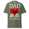Dad Loves His Lil Monsters - Unisex classic tee — Military Green — front view