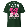 Yaya Loves Her Lil Monsters - Unisex classic tee — Forest Green — front view