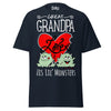 Great-Grandpa Loves His Lil Monsters - Unisex classic tee — Navy — front view