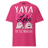 Yaya Loves Her Lil Monsters - Unisex classic tee — Heliconia — front view