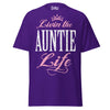 Livin' the AUNTIE Life - Unisex classic tee — Purple — front view