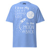 I Love my Great Grandkids to the Moon and Back - Unisex classic tee — Carolina Blue — front view