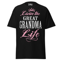 Livin' the GREAT-GRANDMA Life - Unisex classic tee — Black — front view
