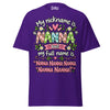 My Nickname is NANNA - Unisex classic tee — Purple — front view