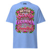 Never Stand Between a Gramma and her Grandkids - Unisex classic tee — Carolina Blue — front view